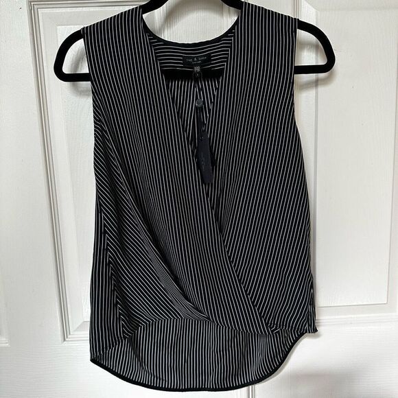 Rag and Bone Victor sleeveless silk blouse - Picture 4 of 14